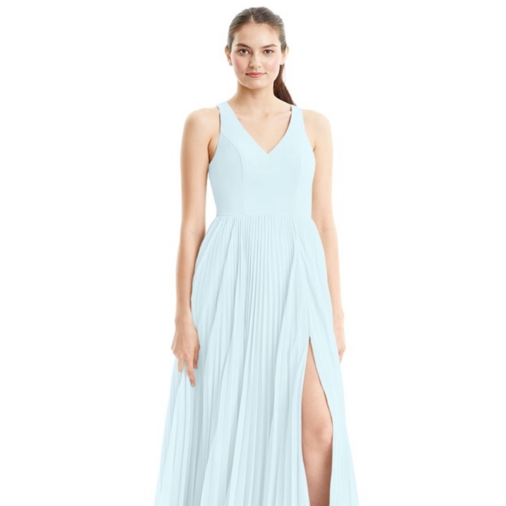 Azazie “Lindsey” bridesmaids dress (mist, size A2)